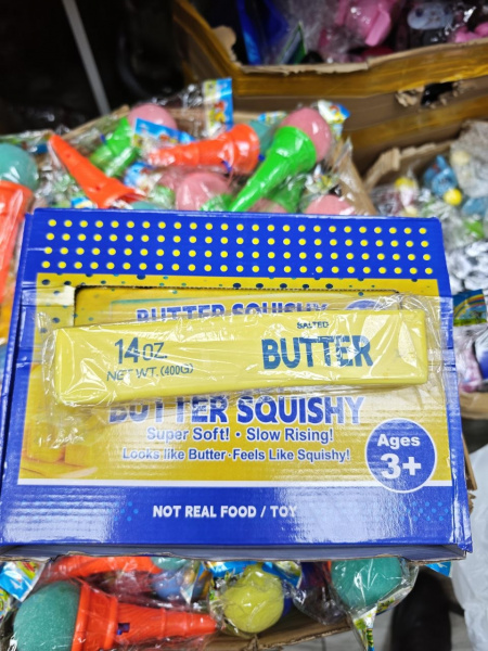 Антистресс butter жёлтый (22*4,5)
